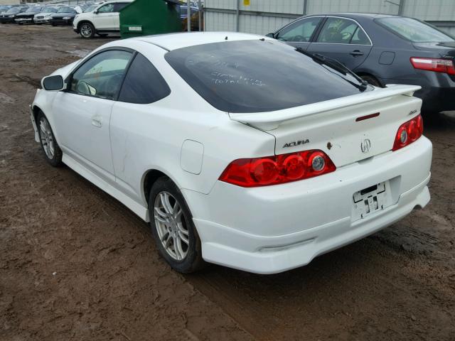 JH4DC54835S013860 - 2005 ACURA RSX WHITE photo 3