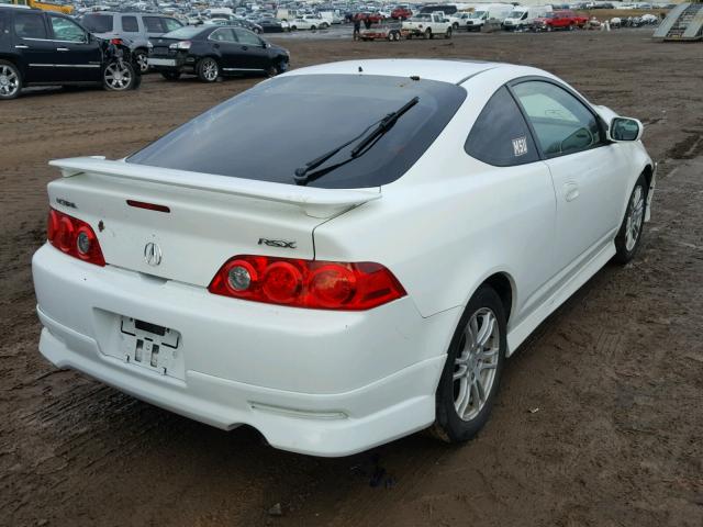 JH4DC54835S013860 - 2005 ACURA RSX WHITE photo 4