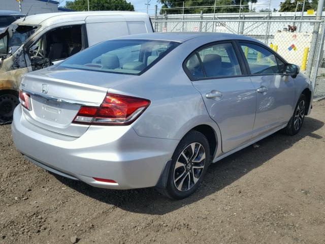 19XFB2F86FE244278 - 2015 HONDA CIVIC EX SILVER photo 4