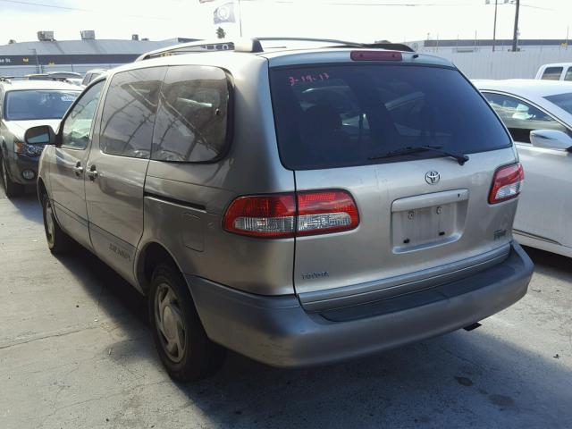 4T3ZF13C32U461905 - 2002 TOYOTA SIENNA LE TAN photo 3