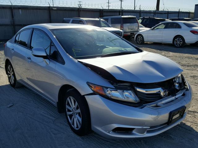 2HGFB2F8XCH312292 - 2012 HONDA CIVIC EX SILVER photo 1