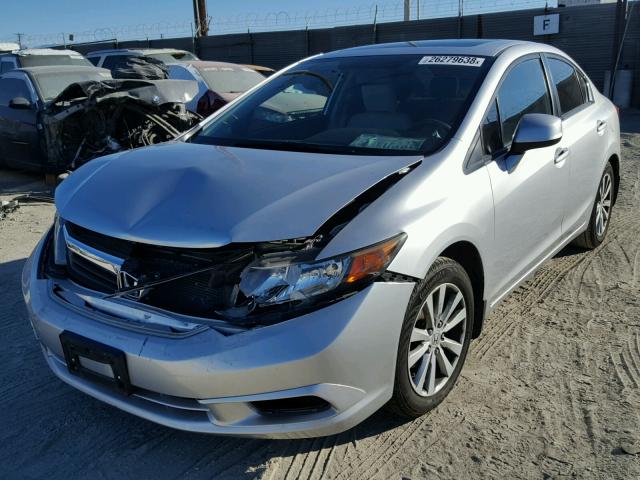 2HGFB2F8XCH312292 - 2012 HONDA CIVIC EX SILVER photo 2