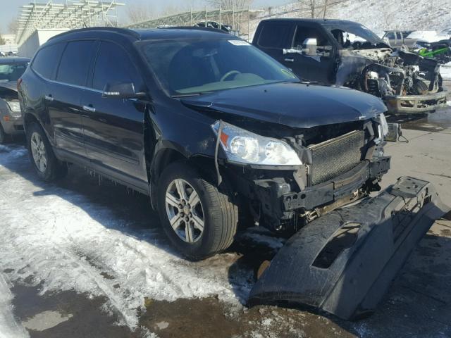 1GNKVGED6CJ136038 - 2012 CHEVROLET TRAVERSE L BLACK photo 1