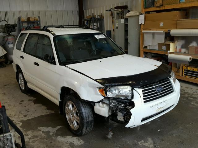 JF1SG63686H743643 - 2006 SUBARU FORESTER 2 WHITE photo 1