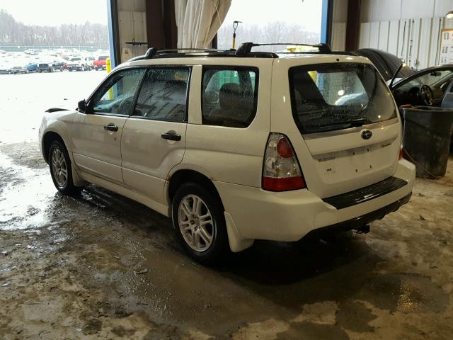 JF1SG63686H743643 - 2006 SUBARU FORESTER 2 WHITE photo 3