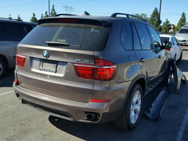 5UXZV4C54CL757833 - 2012 BMW X5 XDRIVE3 BROWN photo 4