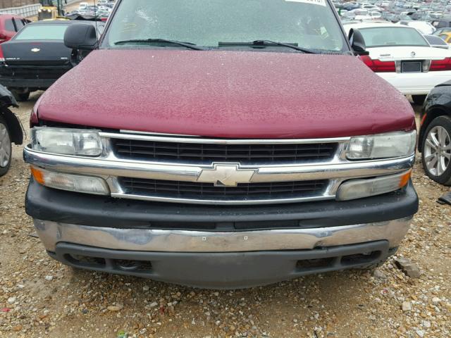 1GNEK13Z24J225365 - 2004 CHEVROLET TAHOE K150 MAROON photo 9