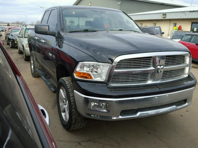 1D3HV18T89S786891 - 2009 DODGE RAM 1500 BLACK photo 1