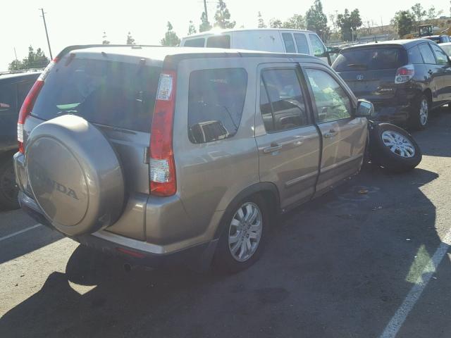 SHSRD78905U322694 - 2005 HONDA CR-V SE BROWN photo 4