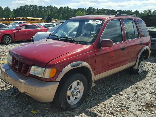 KNDJB7233X5586785 - 1999 KIA SPORTAGE RED photo 2