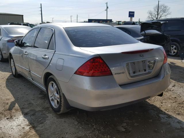 1HGCM56337A139626 - 2007 HONDA ACCORD SE SILVER photo 3