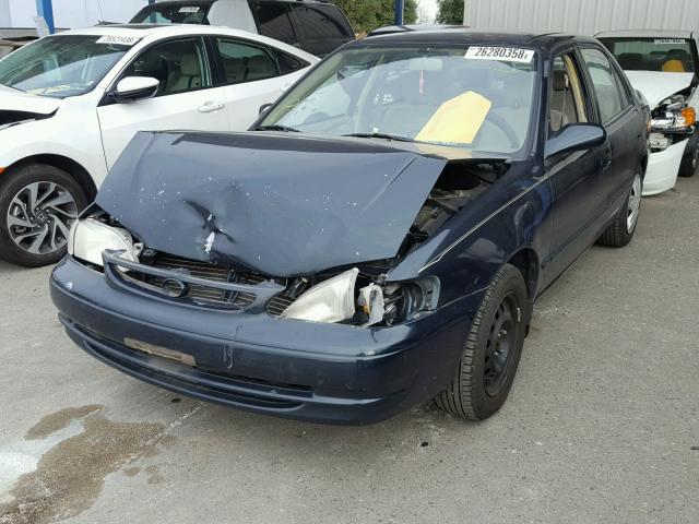 2T1BR18E3XC184371 - 1999 TOYOTA COROLLA VE GREEN photo 2