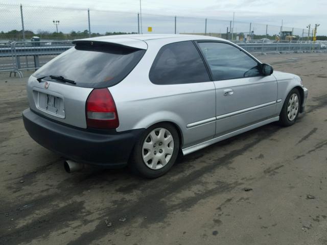 2HGEJ6448YH107972 - 2000 HONDA CIVIC DX SILVER photo 4