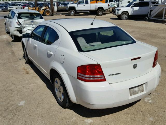 1B3LC46K28N669911 - 2008 DODGE AVENGER SE WHITE photo 3