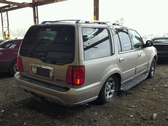 5LMEU27R51LJ23036 - 2001 LINCOLN NAVIGATOR TAN photo 4