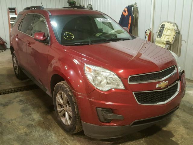 1GNALBEK4EZ136790 - 2014 CHEVROLET EQUINOX LT MAROON photo 1