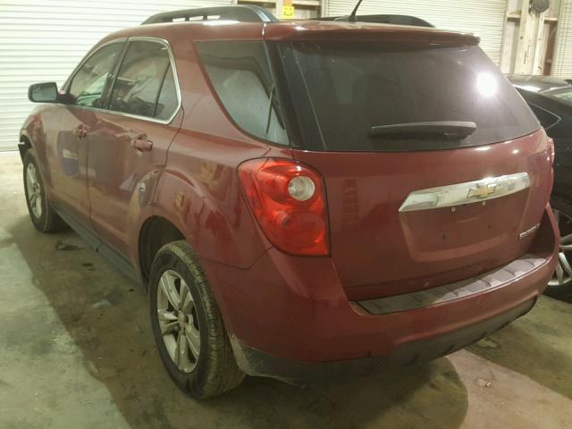 1GNALBEK4EZ136790 - 2014 CHEVROLET EQUINOX LT MAROON photo 3