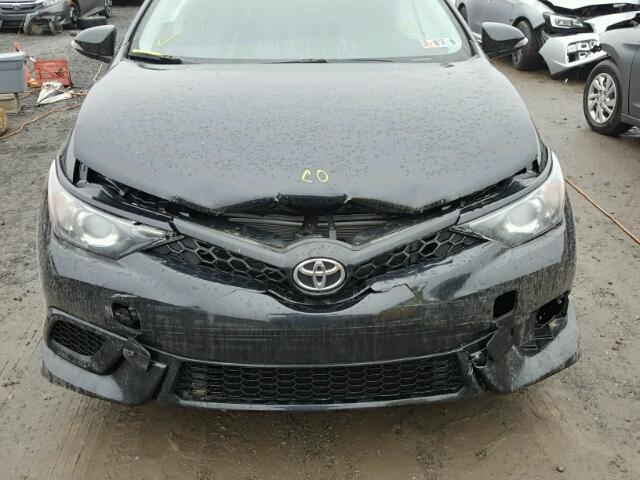 JTNKARJE0HJ527705 - 2017 TOYOTA COROLLA IM BLACK photo 7