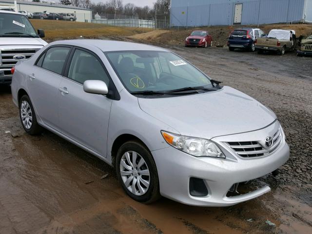 2T1BU4EEXDC920643 - 2013 TOYOTA COROLLA BA SILVER photo 1