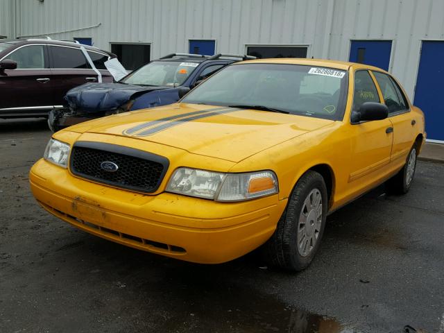 2FABP7AV3BX112809 - 2011 FORD CROWN VICT YELLOW photo 2