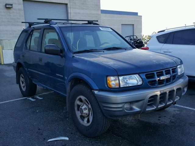 4S2CK58W714301537 - 2001 ISUZU RODEO S BLUE photo 1