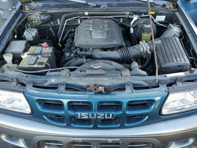 4S2CK58W714301537 - 2001 ISUZU RODEO S BLUE photo 7