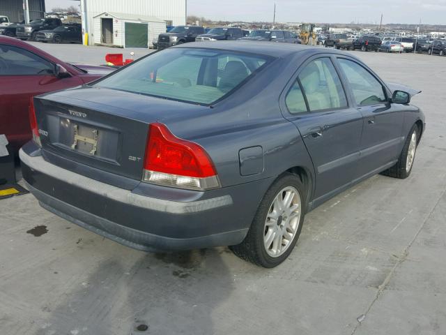 YV1RS59V042344235 - 2004 VOLVO S60 2.5T GRAY photo 4