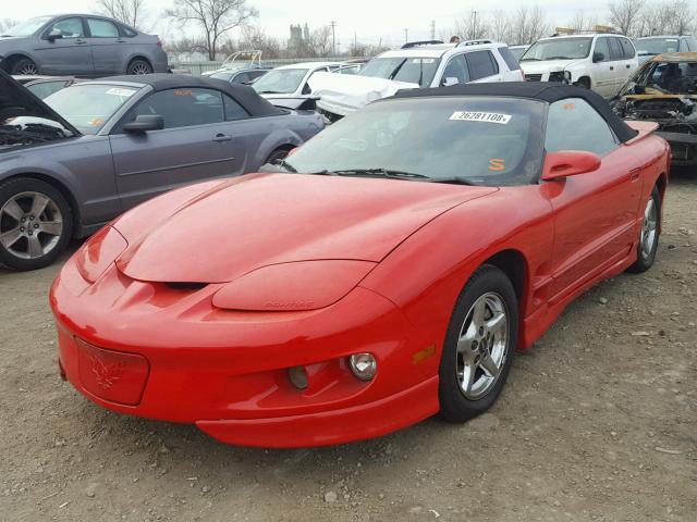 2G2FS32K3Y2107918 - 2000 PONTIAC FIREBIRD RED photo 2