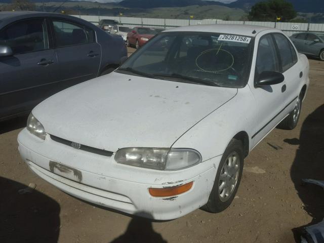 1Y1SK5382RZ068046 - 1994 GEO PRIZM WHITE photo 2