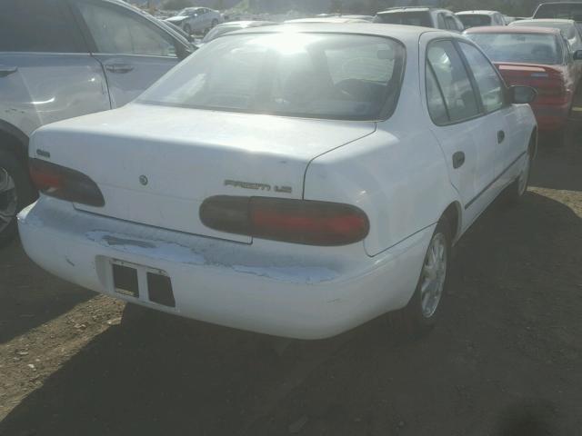 1Y1SK5382RZ068046 - 1994 GEO PRIZM WHITE photo 4