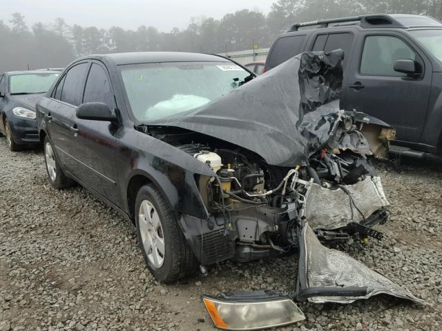 5NPET46C17H284225 - 2007 HYUNDAI SONATA GLS BLACK photo 1