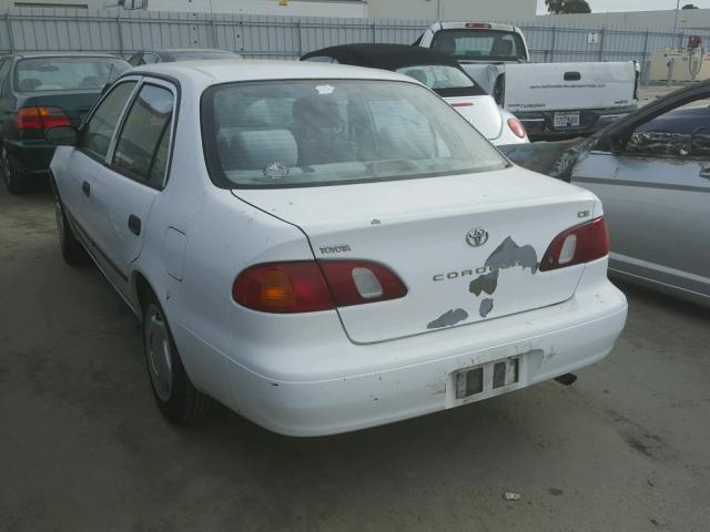 1NXBR12E6WZ017783 - 1998 TOYOTA COROLLA VE WHITE photo 3