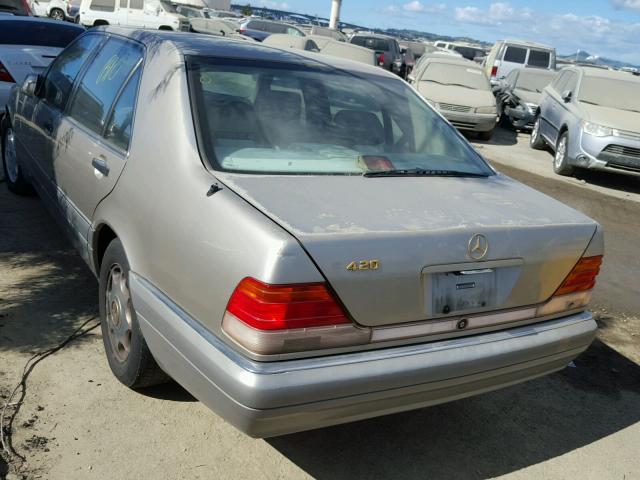 WDBGA43EXTA309305 - 1996 MERCEDES-BENZ S 420 GOLD photo 3