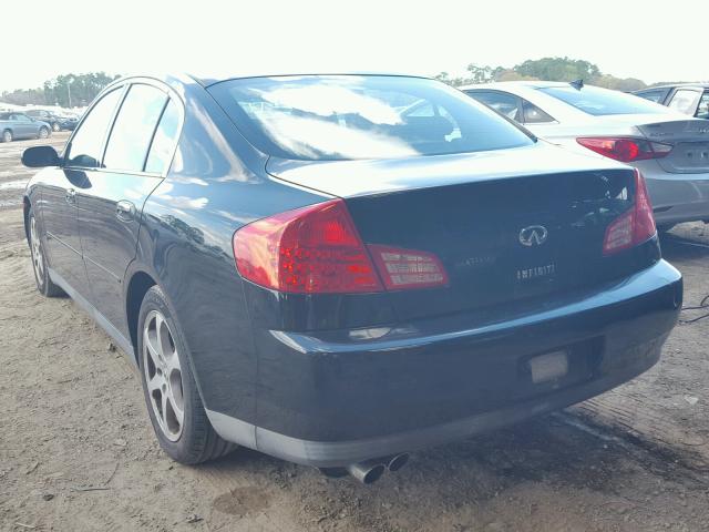 JNKCV51E53M020990 - 2003 INFINITI G35 BLACK photo 3