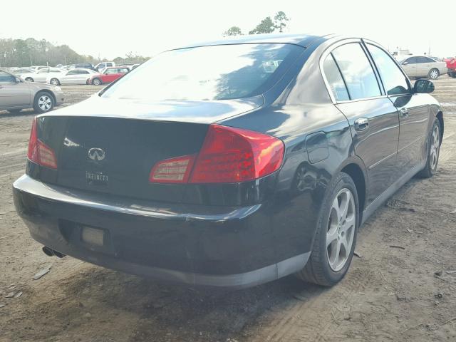 JNKCV51E53M020990 - 2003 INFINITI G35 BLACK photo 4