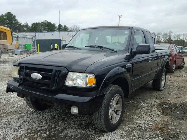 1FTYR44U76PA52299 - 2006 FORD RANGER SUP BLACK photo 2