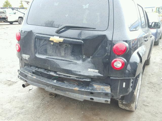 3GNBAADBXAS521025 - 2010 CHEVROLET HHR LS BLACK photo 9