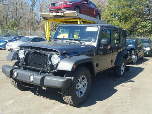 1C4BJWDG6JL829557 - 2018 JEEP WRANGLER U GRAY photo 2