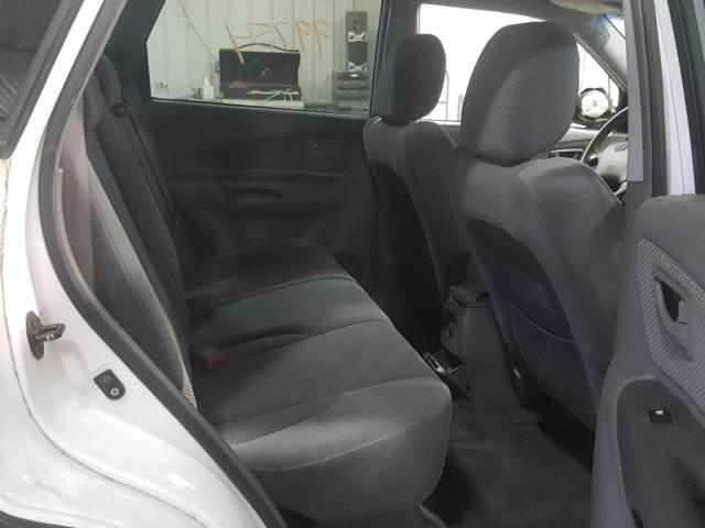 KM8JN12D06U410659 - 2006 HYUNDAI TUCSON GLS WHITE photo 6