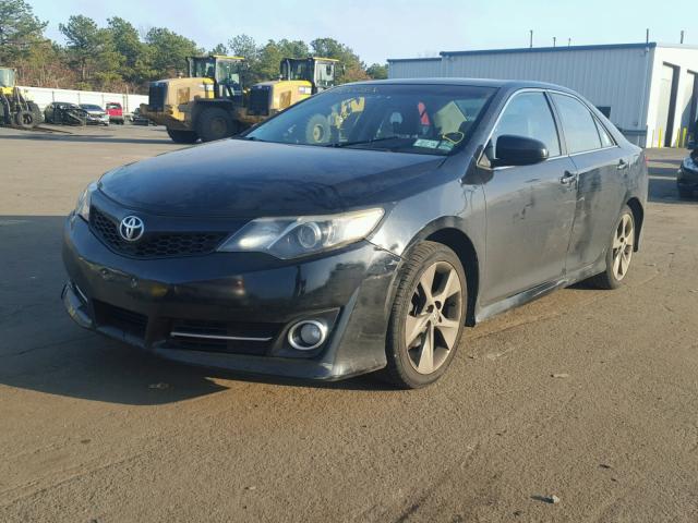 4T1BF1FK4CU185541 - 2012 TOYOTA CAMRY BASE BLACK photo 2