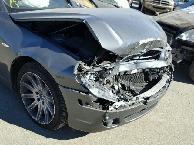 WBAHL83566DT03640 - 2006 BMW 750 I GRAY photo 9