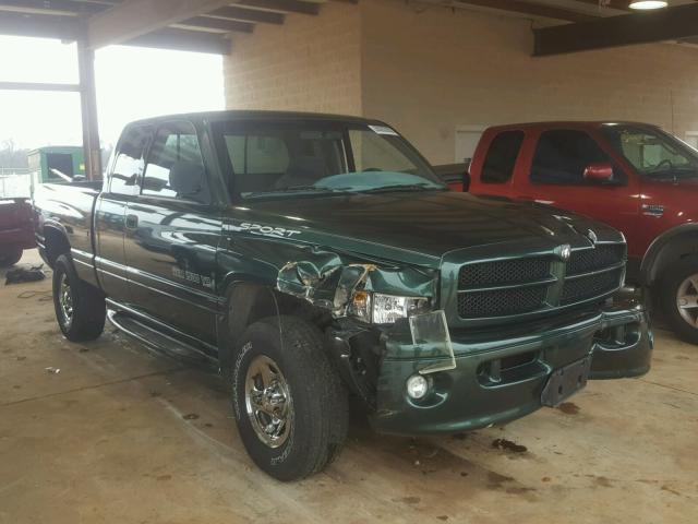 3B7HF13Z4XG170420 - 1999 DODGE RAM 1500 GREEN photo 1