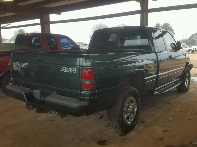 3B7HF13Z4XG170420 - 1999 DODGE RAM 1500 GREEN photo 4