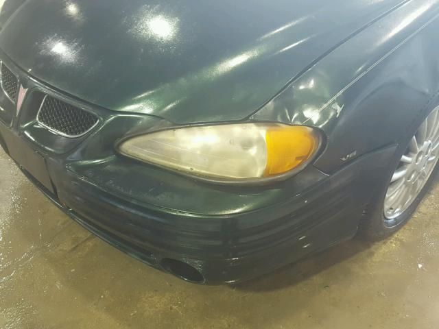 1G2NF12E71M663731 - 2001 PONTIAC GRAND AM S GREEN photo 9