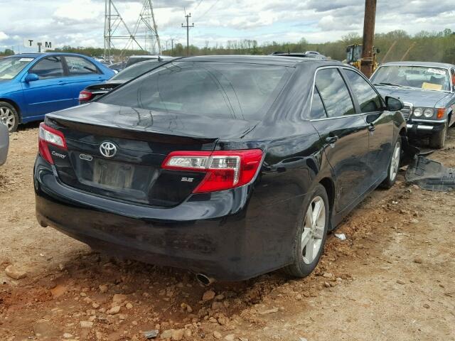 4T1BF1FK7CU155708 - 2012 TOYOTA CAMRY BASE BLACK photo 4