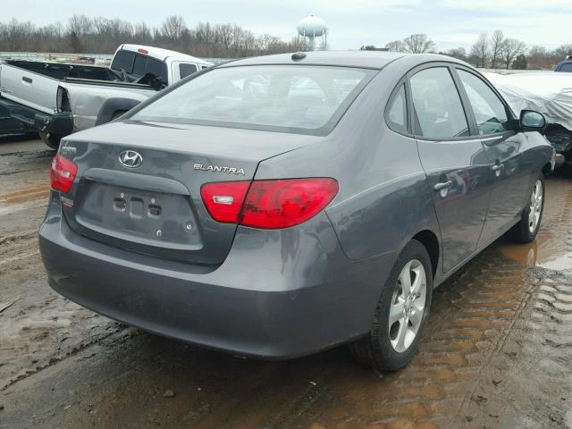 KMHDU46D68U533350 - 2008 HYUNDAI ELANTRA GL GRAY photo 4