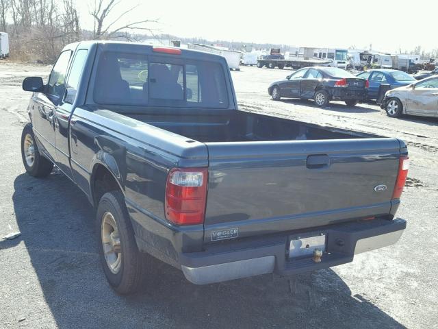 1FTYR44U45PA55921 - 2005 FORD RANGER SUP GREEN photo 3