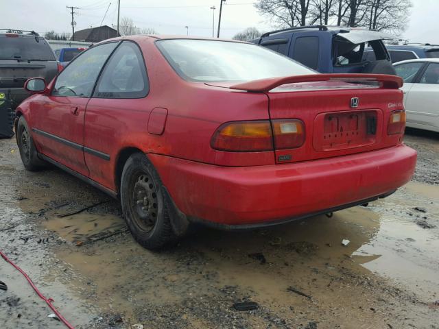 2HGEJ1123SH501926 - 1995 HONDA CIVIC EX წითელი ფოტო 3