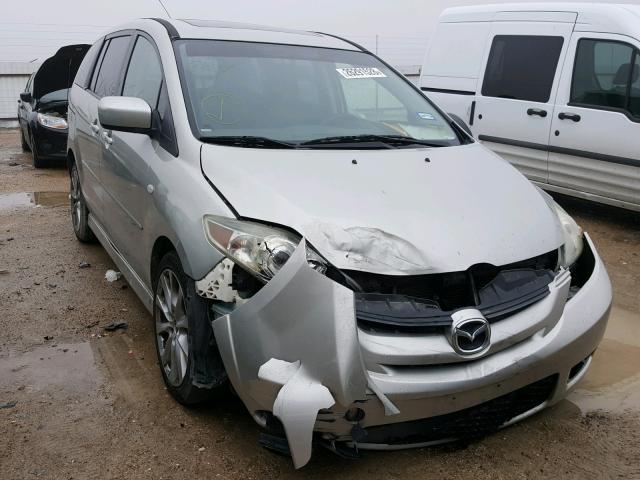 JM1CR29L170134585 - 2007 MAZDA 5 SILVER photo 1