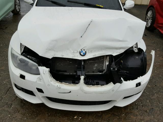 WBAKG7C58DJ437861 - 2013 BMW 335 I WHITE photo 9